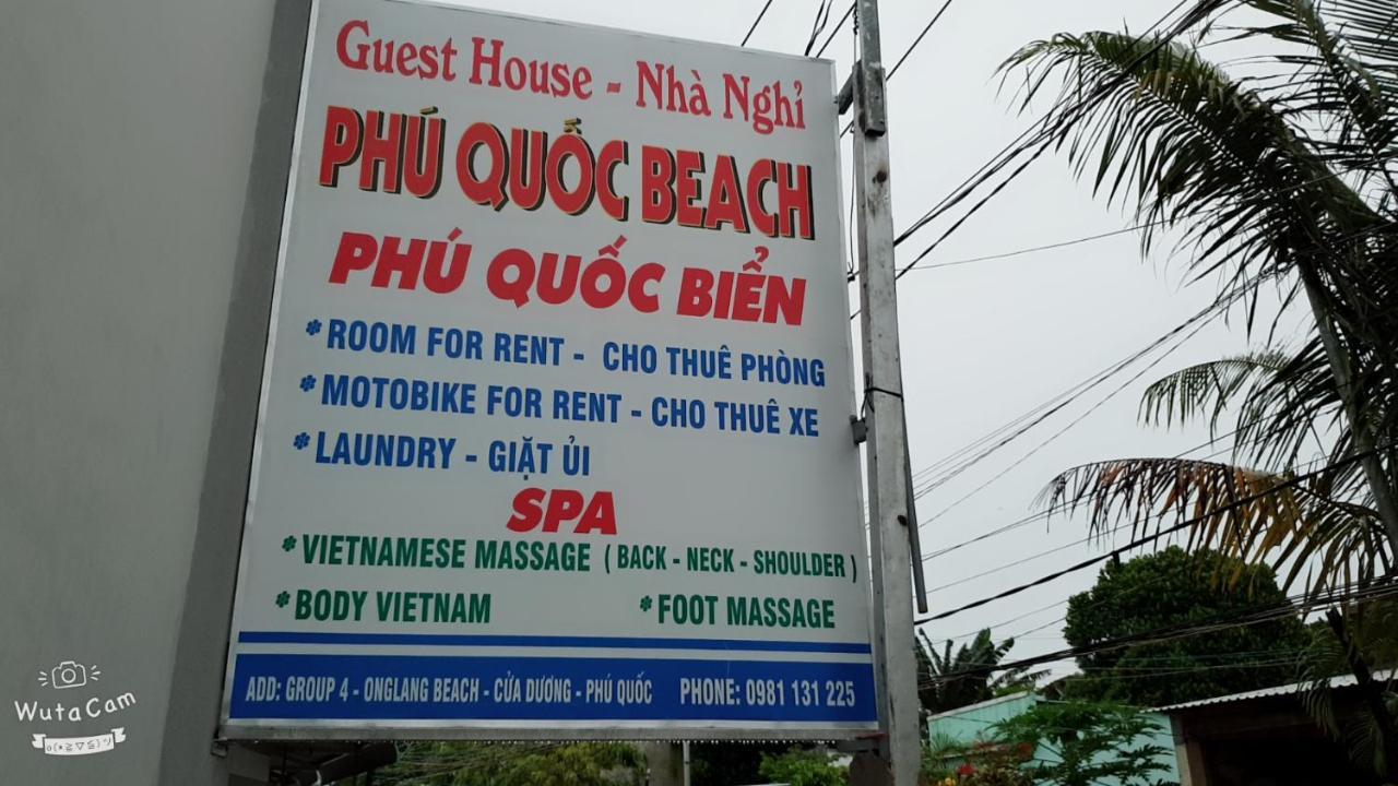 Phu Quoc Beach Guesthouse Exterior foto